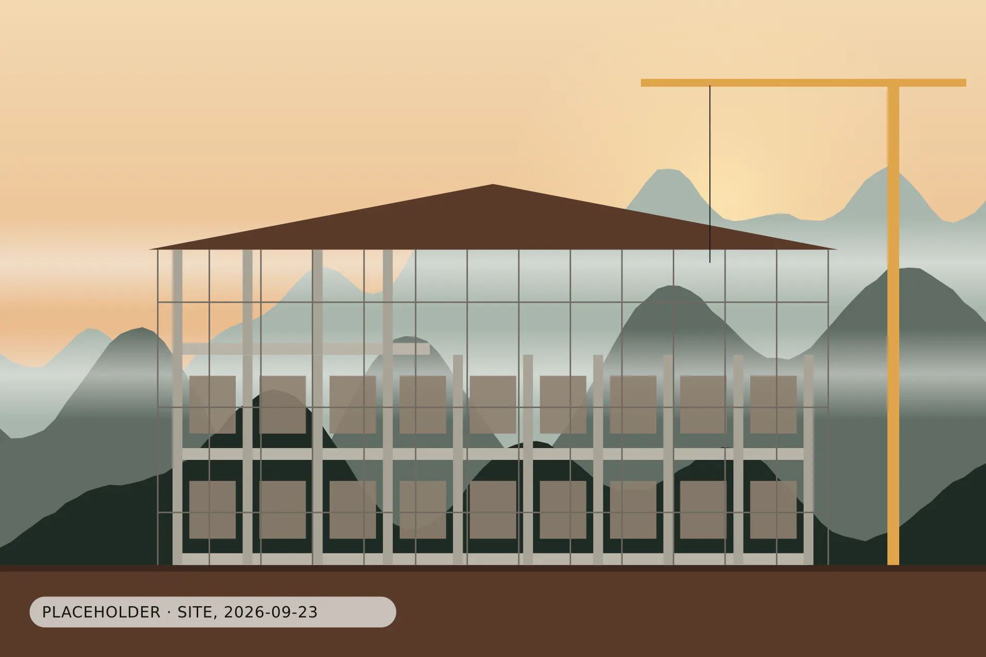 The first room, nearly: the site on 2026-09-23