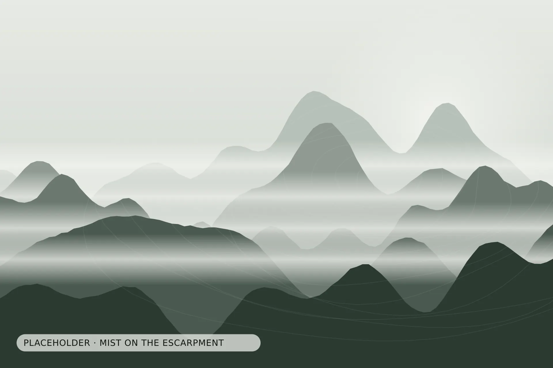 Mist on the escarpment